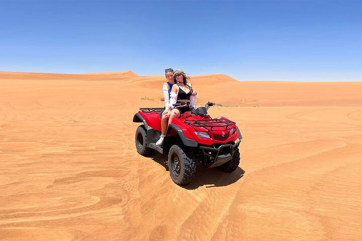 Dubai: Quad Bike Safari, Camels, & Camp with BBQ Dinner - Photo 1 of 25